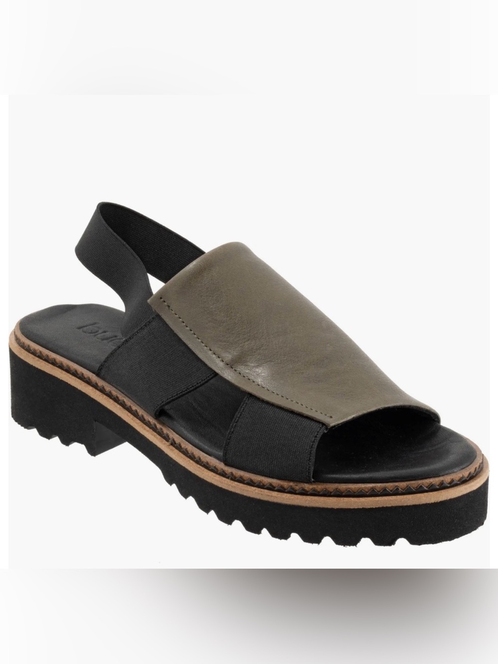 Bueno Amy sandal green black size 39